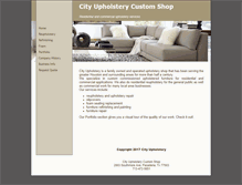 Tablet Screenshot of cityupholstery.com